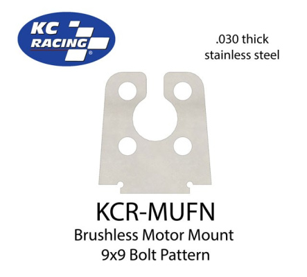 BLDC Motor Mount for Inline (MUFN) 9x9 Mount