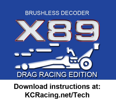 X89 32-Bit DRAG RACING ESC