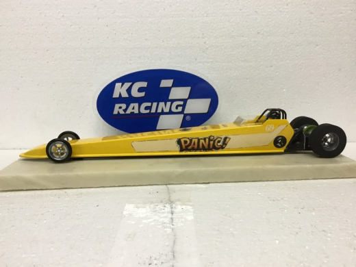 Yellow BRUSHLESS CarbonX Dragster