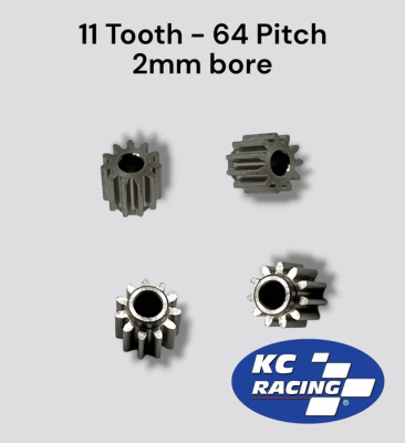 11 Tooth 64 Pitch Pro Series Pinion - 4 Gears