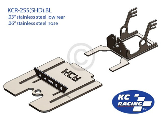 BRUSHLESS Stainless Drag Racing Chassis (KCR-2SS SHD.BL) 