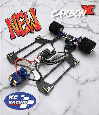 CarbonX Brushless 4” Wing Car Roller - 11000Kv - Remora ESC - 9-37 gears