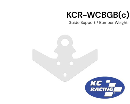 CarbonX BRUSHLESS Wing Car Guide Weight / Bumper