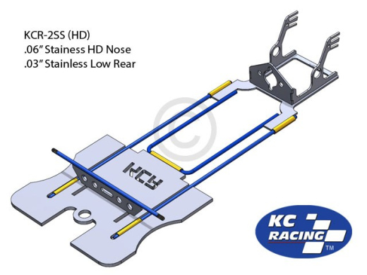 BRUSHED Stainless Drag Racing Chassis (KCR-2SS HD)