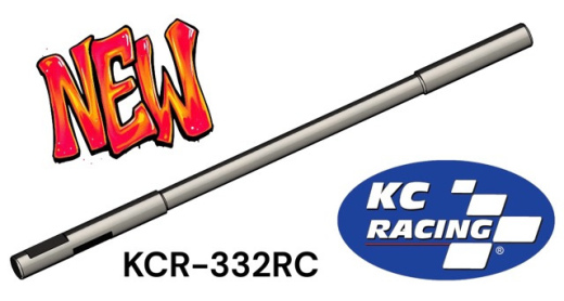 3/32” Reduced Center Rear Axle - w/Flats