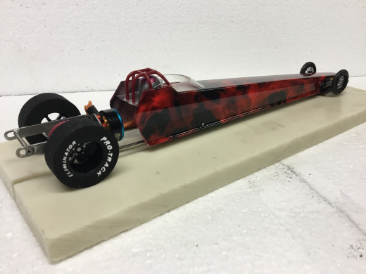 Red Smoke BRUSHLESS Dragster